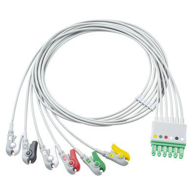 سیم‌های سرب ECG زیمنس Draeger MP03405 6 لید کابل گربر M300 Infinity M540 MultiMed Plus IEC گیره