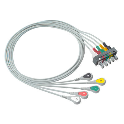 P-Hilips M1633A M1625A M1621A 989803104571 قابل جدا شدن 5 سرب IEC EKG Leadwire