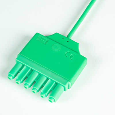 سیمهای لید ECG قابل استفاده مجدد Drager S-iemens Monolead 3Lead IEC Snap MS14555 سیمهای لید ECG