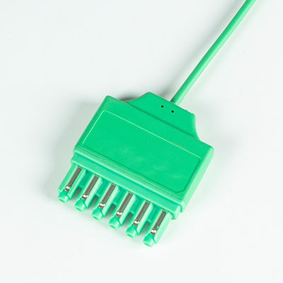 MS14682 ECG کابل Drager ECG تک پین مونوپید 6Lead سیم های سرب IEC Snap