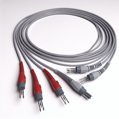 کابل ECG فیلیپس 5 لید 12 پین M1975A برای بزرگسالان و کودکان