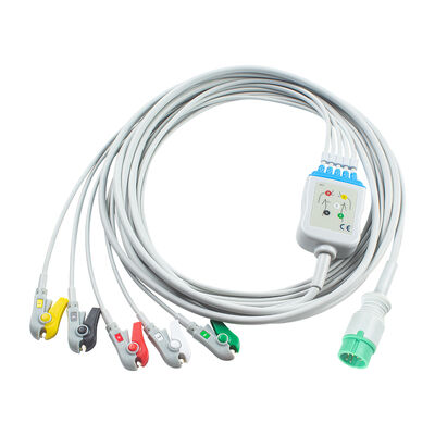 MDK MED KB15A 6 پین ECG کابل و سیم های سرب