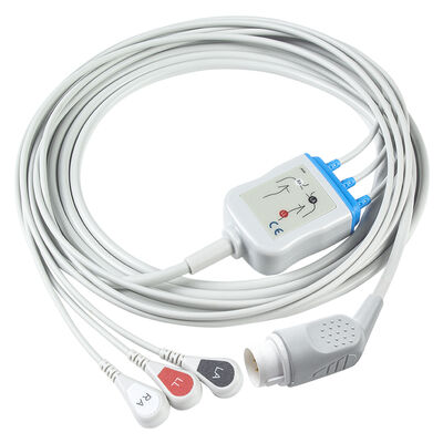Mennen 900 1110 افق 2000 5200 افق 9000XL MR1200 1270 1280 1300 1380 1100 2100 2200 ECG EKG کابل و سیم های سرب 10Pin
