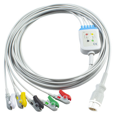 کابل ECG ۵ لید ۱۲ پین M1975A برای بزرگسالان و اطفال