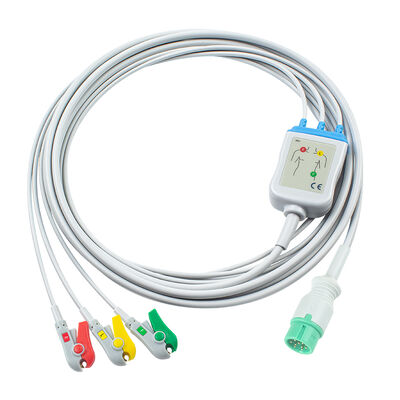یونکر IE12 E12 E12S کابل ECG چند پارامتر 9 پین کابل ECG 6 پین کابل های ECG و سیم های سرب