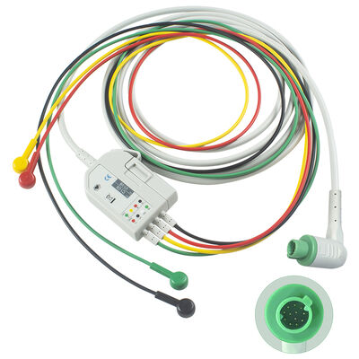 Stryker M-edtronic Physio-control LIFEPAK 12 120 15 دیفیبریلتور ECG EKG کابل و سیم های سرب 11111-000018 11111-000020