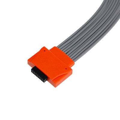 سازگاری با کاردیولین Walk400h Clickholter NG 10 مواد TPU سرب IEC کد رنگی ECG هولتر کابل
