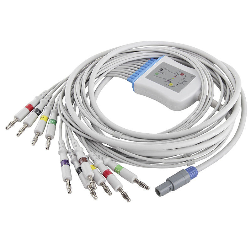 کابل EKG ولچ آلین SE-PRO-600 M2461A و اتصال دهنده IEC 4.0Banana