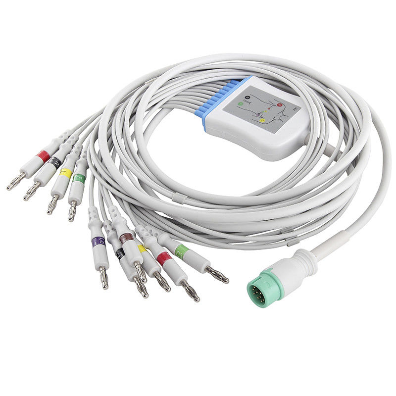 کابل EKG Comen M2461A و کابل ECG اتصال موز IEC 4.0 Leadwires