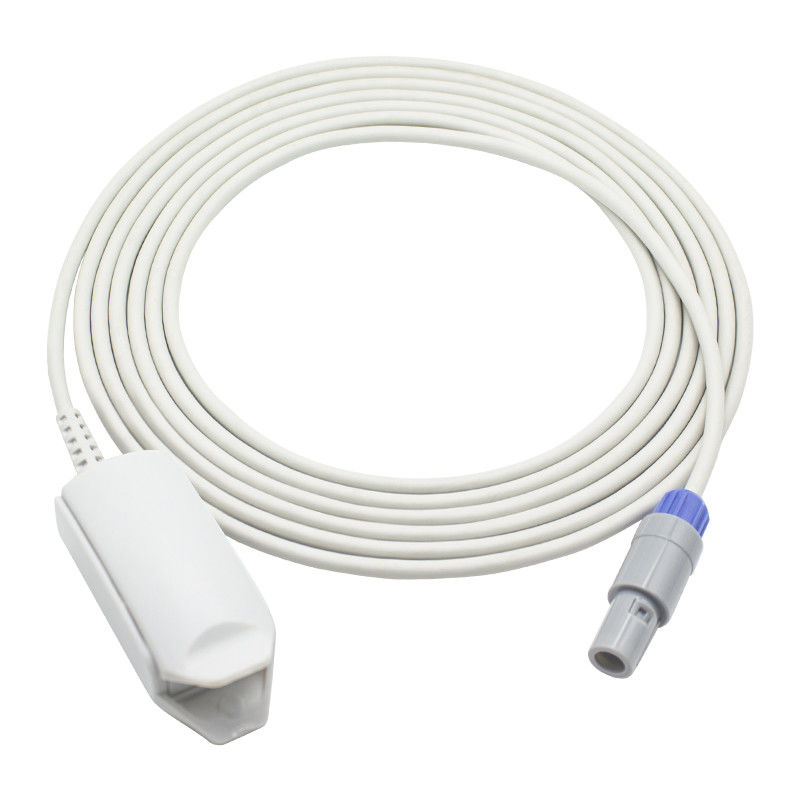 سنسور 3.00M TPU قابل استفاده مجدد SpO2 3F IRIS300 Phoene PM8300 گیره انگشت بزرگسالان 6 پین