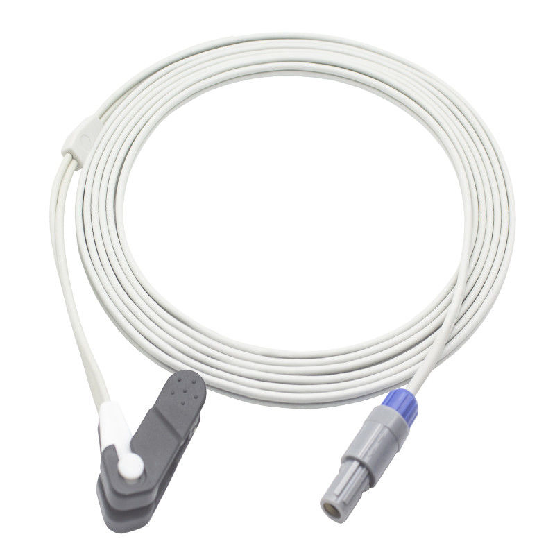 سنسور Biocare BM-9000 Spo2 6 پین گیره گوش 40 درجه Veternar Clip Probe SpO2