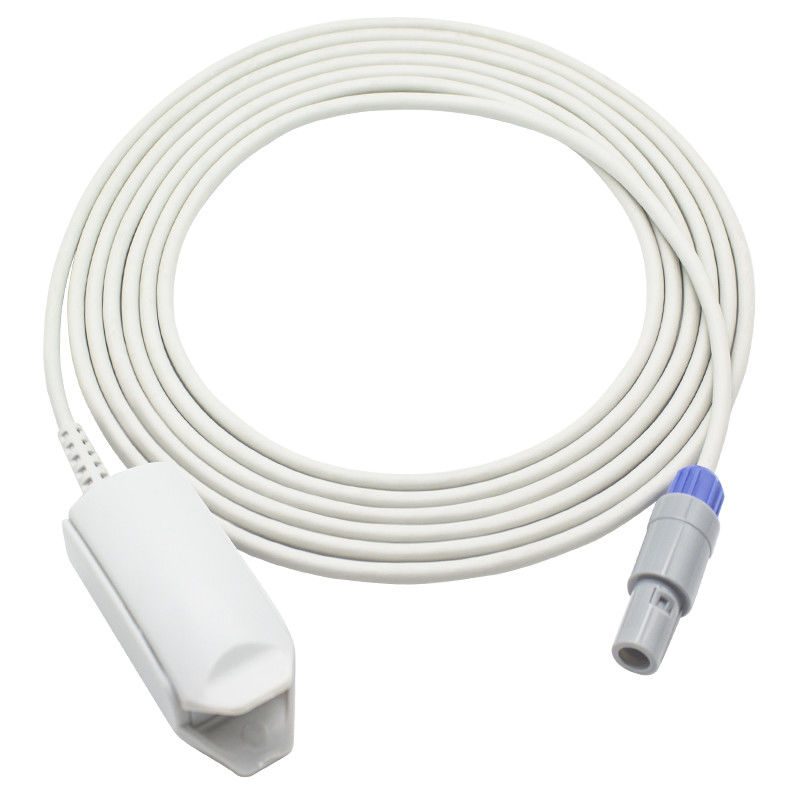 سنسور SpO2 قابل استفاده مجدد Adecon MCF-21L DK-8000D DK-8000L 6 پین گیره انگشت بزرگسالان پروب SpO2