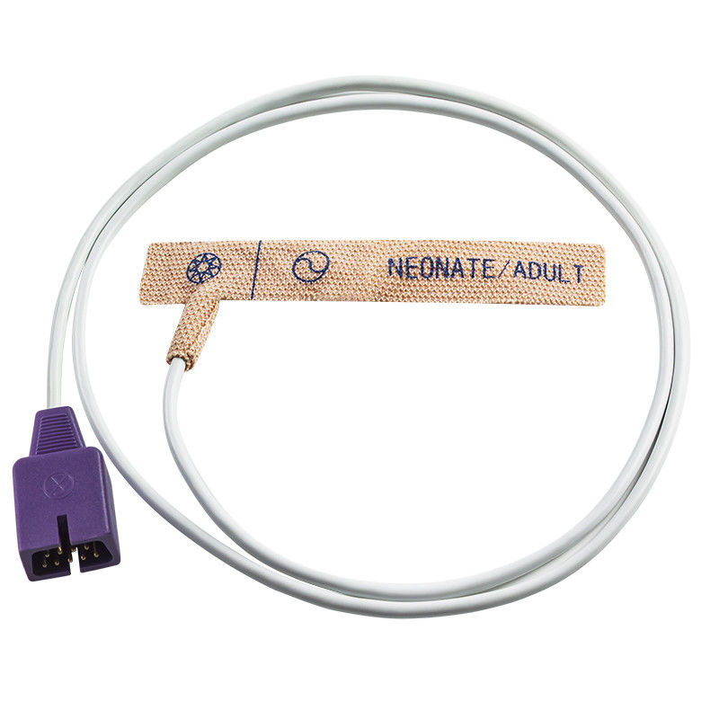 N-ellcor Oxi-max DB9 9pin MAX-N سنسور SpO2 یکبار مصرف PM10N NPB-3910 پارچه کششی پوست پروب SpO2 یکبار مصرف