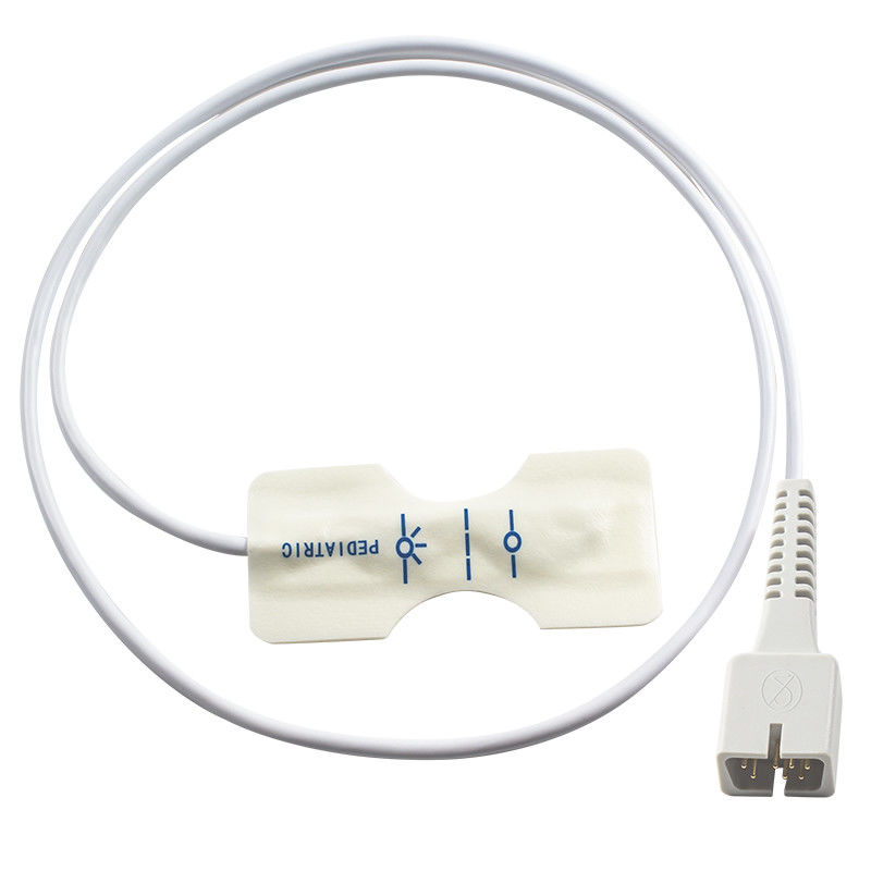 سنسور یکبار مصرفی SpO2 کودکان با تکنولوژی دیجیتال فوم سفید برای ECG 1200G PM50 PM60D