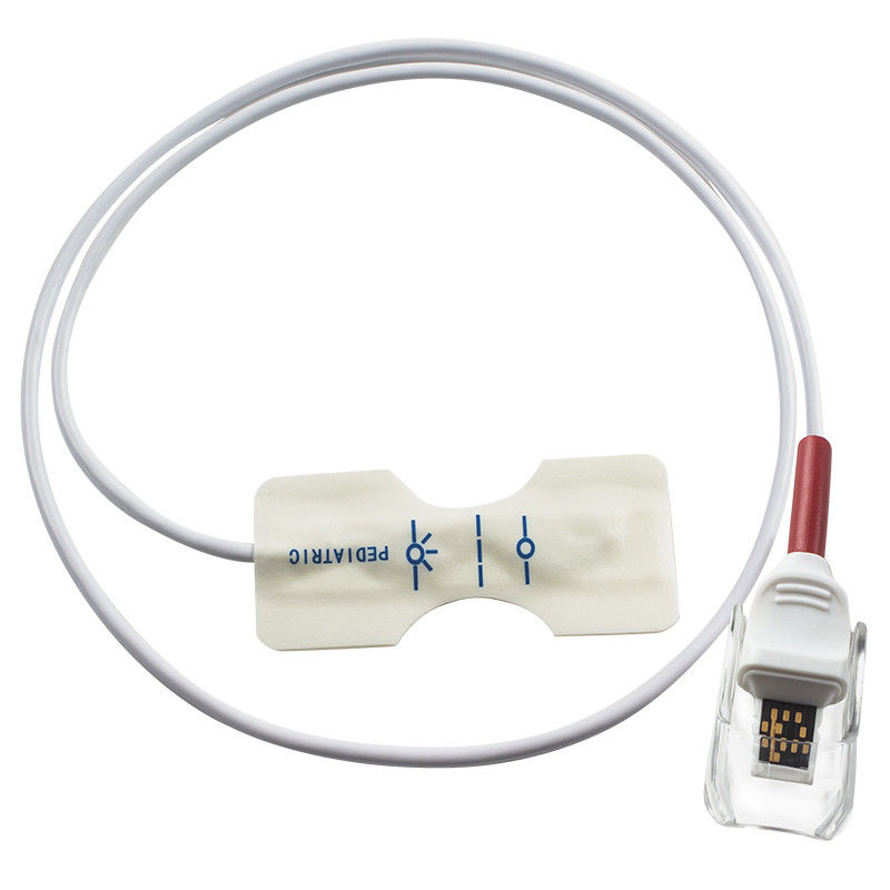 for M-asi-mo New 4476 4001 4075 RD SET Red Rainbow tech سنسور spo2 یکبار مصرف فوم سفید کودکان