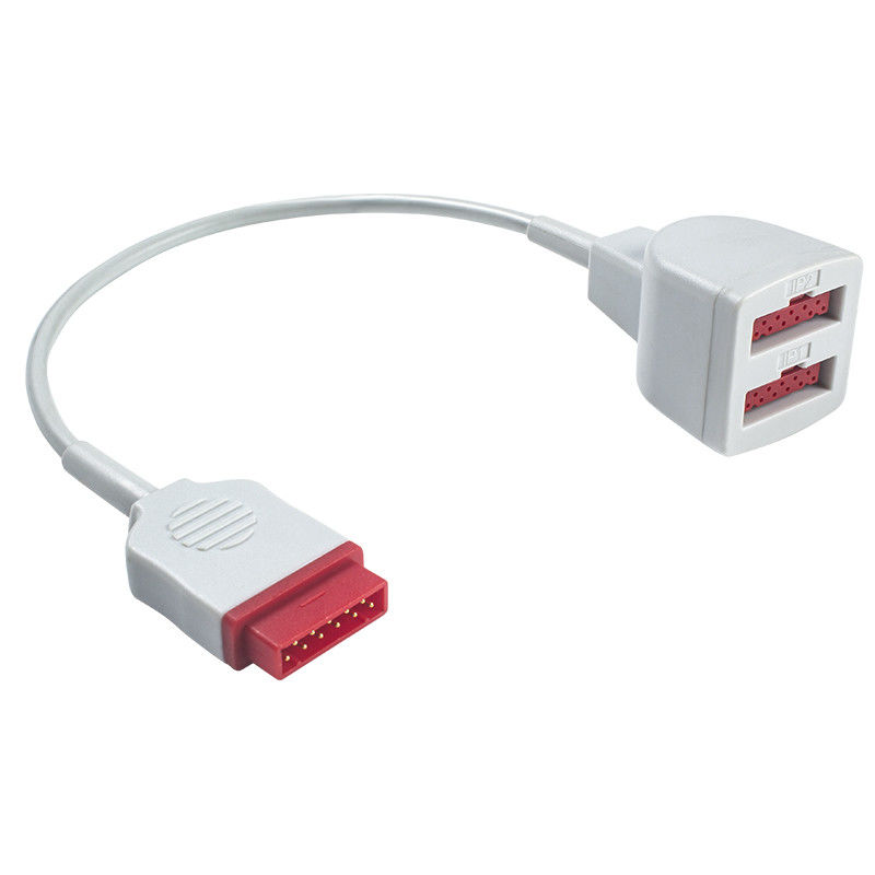 کابل آداپتور IBP GE Marquette 2005772-001 2103966-001 11pin Dual Transducer Extension Cable