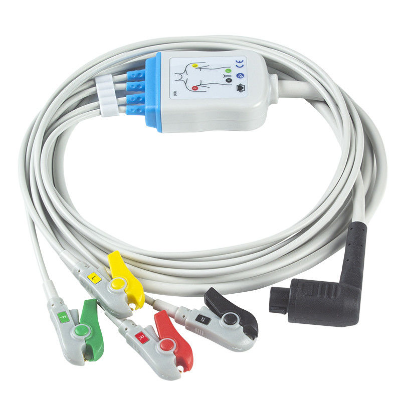 Corpuls 3 ECG Cable And Leadwires 4 Lead Limb IEC Clip 11pin کانکتور کابل ECG