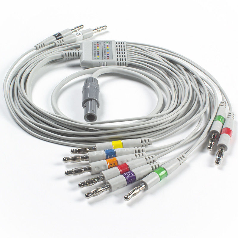 کابل Welch Allyn RE-PC-AHA-BAN SE-PRO-600 EKG And Leadwires 14 Pin IEC Banana 4.0