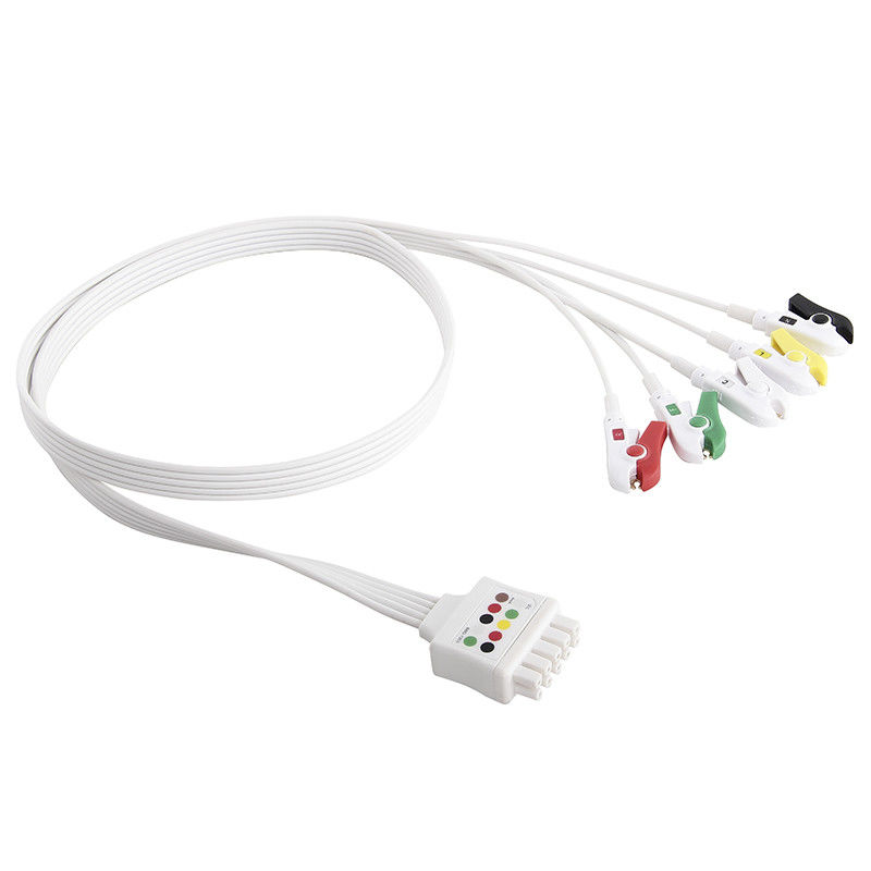گیره گیر گیر سیم ECG یکبار مصرف ECG Multi-Link 5 Lead Wire Leadwires DLP-05BD-40AM-0100