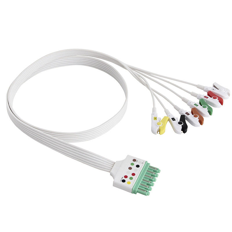 Draeger MP03424 یکبار مصرف ECG Leadwires Set 5 Lead Grabber Clip IEC Infinity M300 M540