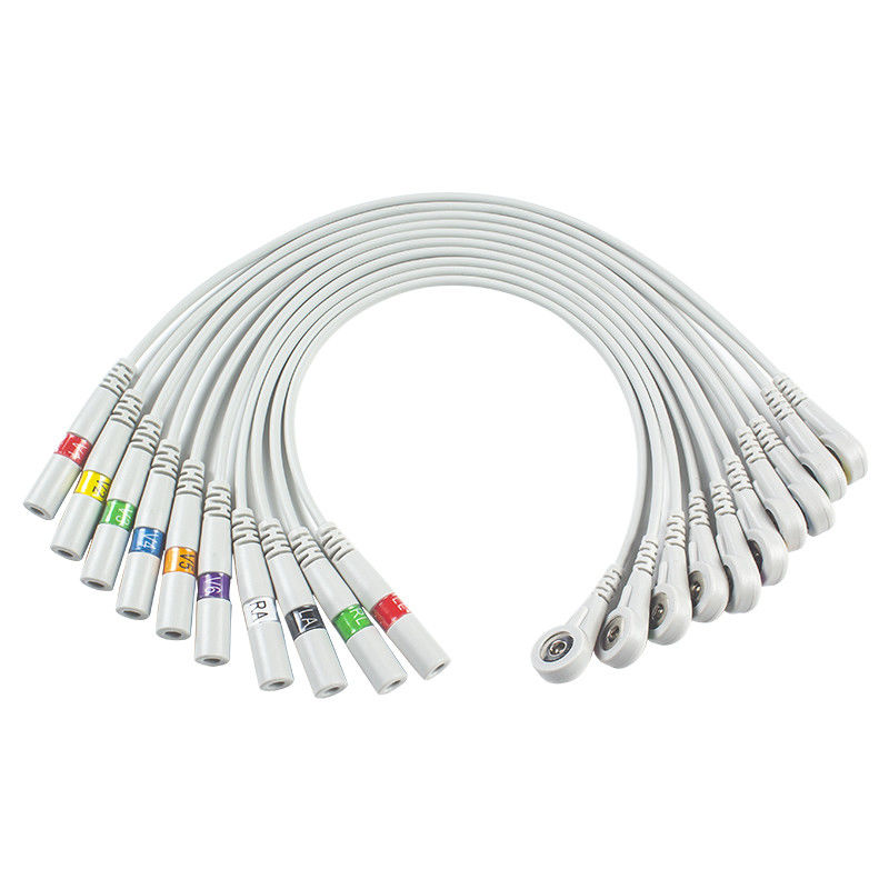 قطعات ECG موز برای بستن آداپتور ECG آداپتورهای Pigtail 9281-002-50 کانکتور الکترود ECG 4 میلی متری