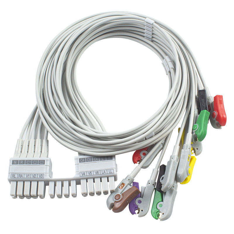 مورتارا بردیک 10 سرب EKG سیم سرب ECG سیم های سرب 9293-041-50 9293-046-60 برای ELI 150C