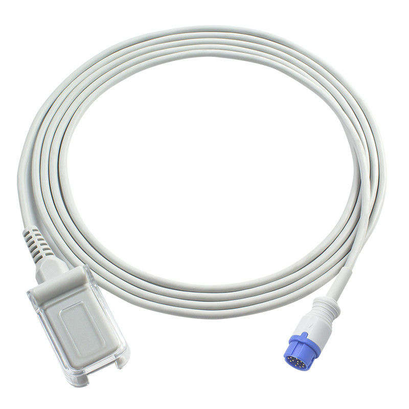 P-Hilips N-ellcor Tech M1900B SpO2 Cable Cable Extension SpO2 12Pin to DB9