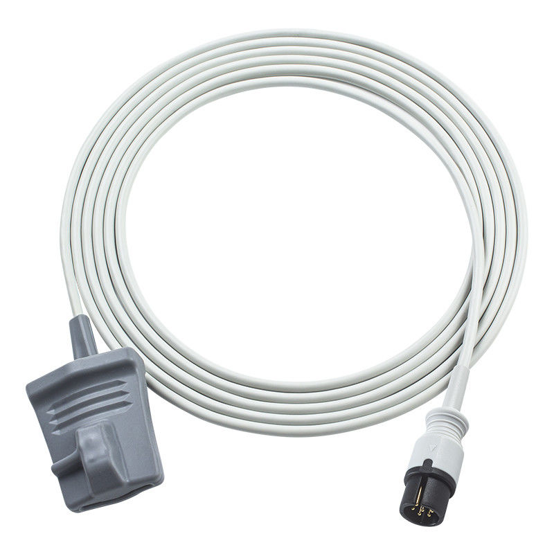 آنک 6 پین حسگر SpO2 قابل استفاده مجدد ASC-553 ACS-553A AAMI 6Pin Connector Adult Soft tip SpO2 Probe