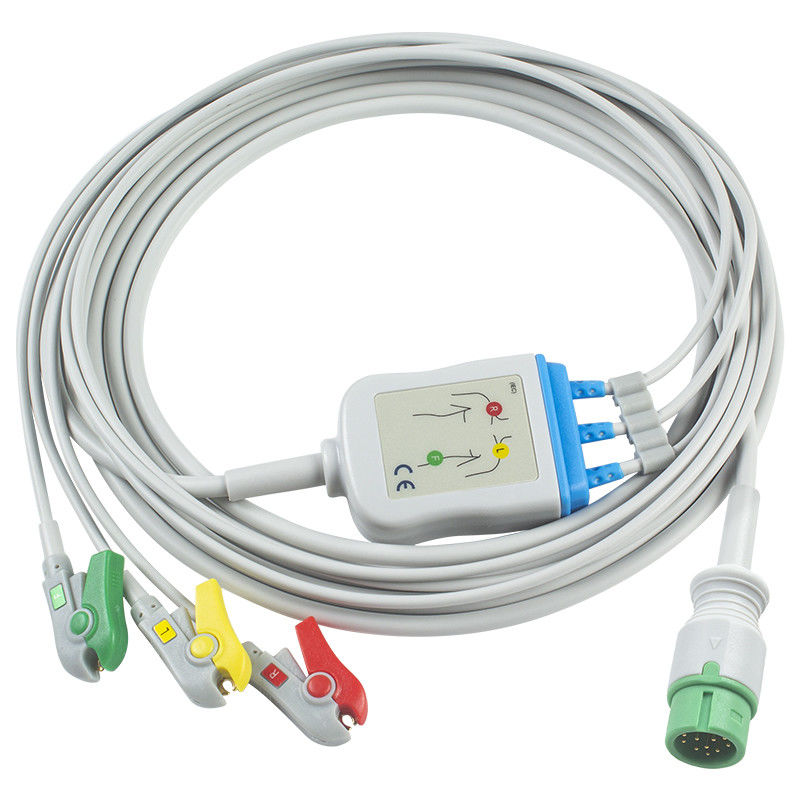 برای مایندری > دیتاسکوپ سازگار با کابل ECG مستقیم و سیم های سرب - 040-000964-00