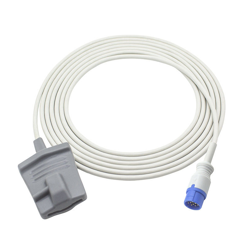 Schiller Truscope SpO2 Sensor Classic Mini II III Digital 12Pin Adult کابل سنج SpO2 نوک نرم