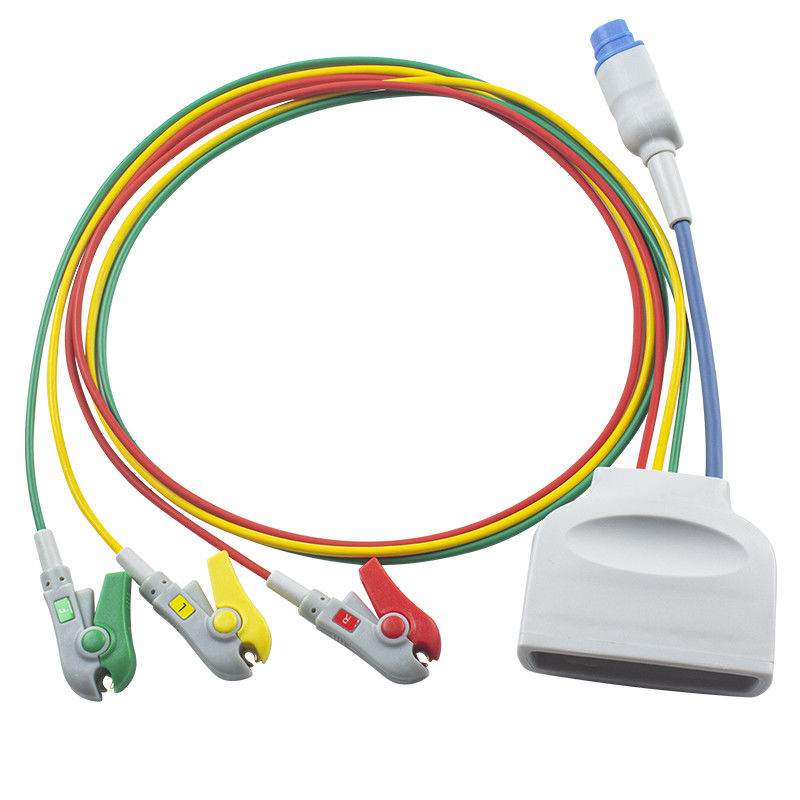 P-hilips MX40 Telemetry ECG Leadwires با سنسور SpO2 3 Lead ECG Leadwire 989803171911