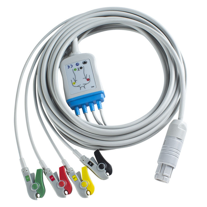 دیفیبریلتور پریمیدیک ECG کابل و سیم های سرب 16Pin ECG مستقیم به دستگاه 4کانال EKG کابل