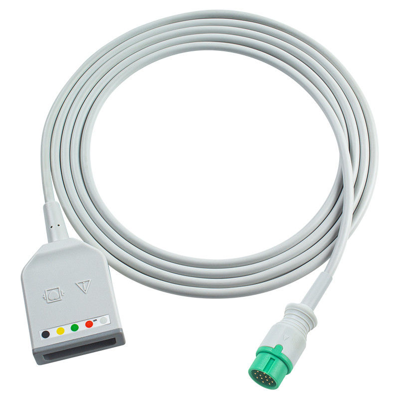 Biolight 12Pin 5Lead ECG Trunk Adapter Cable AnyView A2 A6 A4 A8 Q7 Q5 کابل تمدید ECG سبک یورو