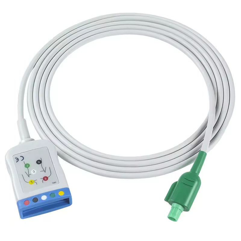P-Philips PH Datascope 12Pin 5Lead ECG Trunk Adapter Cable For CodeMasterXL+ Cardiosave IABP Rescue Hybrid (کابل های آداپتور ECG برای کد ماستر ایکس ال+ کاردیوسایو)
