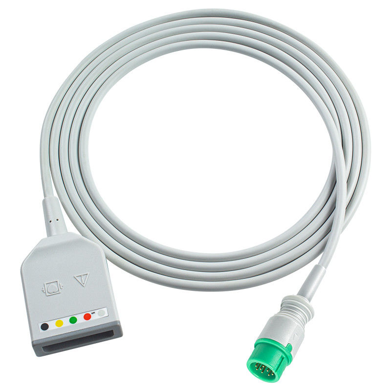 کابل آداپتور ECG 12Pin 5Lead کابل 0010-30-42719 009-004728-00 کابل تمدید ECG