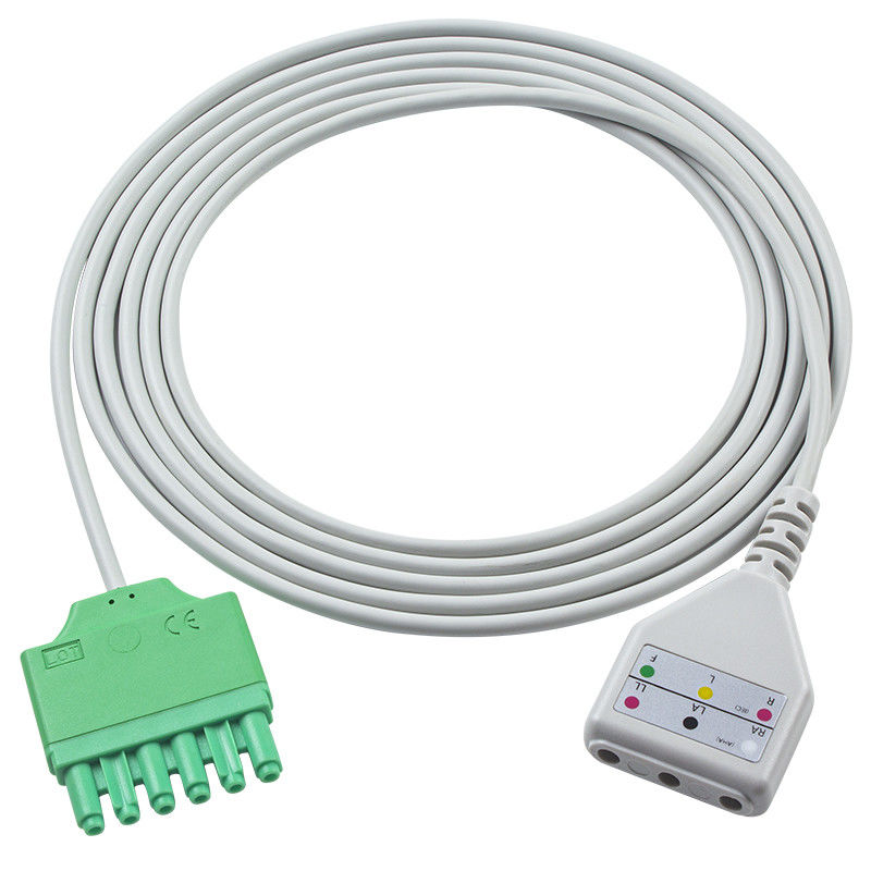 سیمنز دراجر اینفینیتی M540 کابل آداپتور ECG دراجر ECG کابل Din Style کابل های تمدید ECG