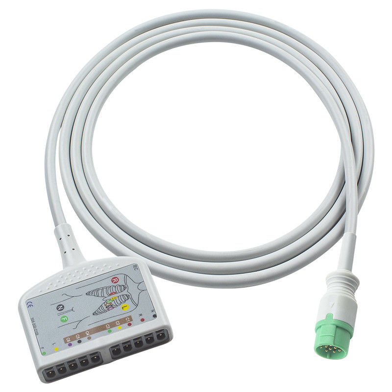 سازگاری با Mindray BeneHeart D6 ECG کابل ECG برای دیفیبریلتور Mindray IEC