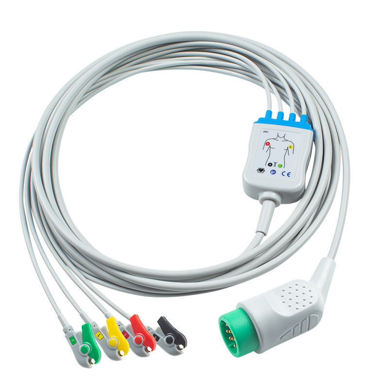 کابل ECG 4Lead برای Medtronic Lifepak 20e AHA/IEC کد رنگ