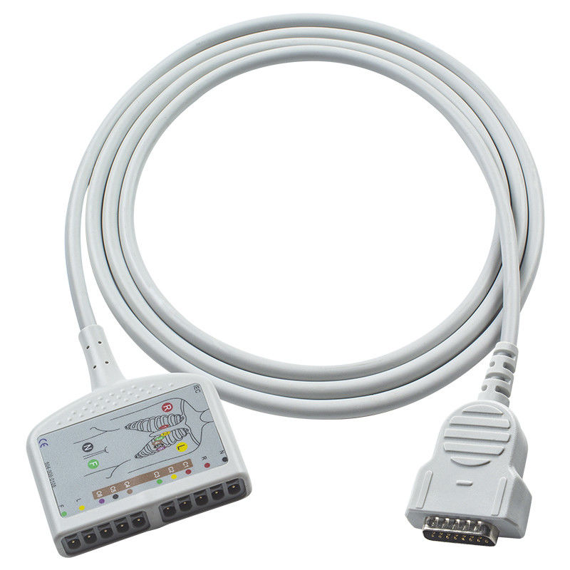 کابل انعطاف پذیر EKG TRUNK 22341809 برای نظارت بزرگسالان / کودکان