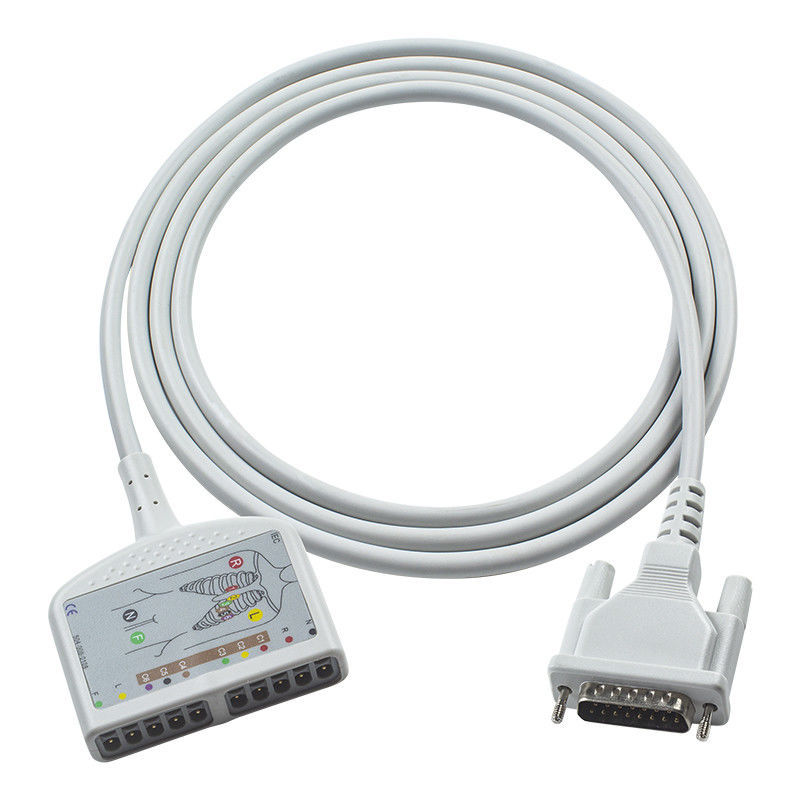 کابل بیمار 10Lead ECG سازگار با شیلر AT10، AT10 Plus، AT101، AT102، AT102-Plus، AT104، AT110