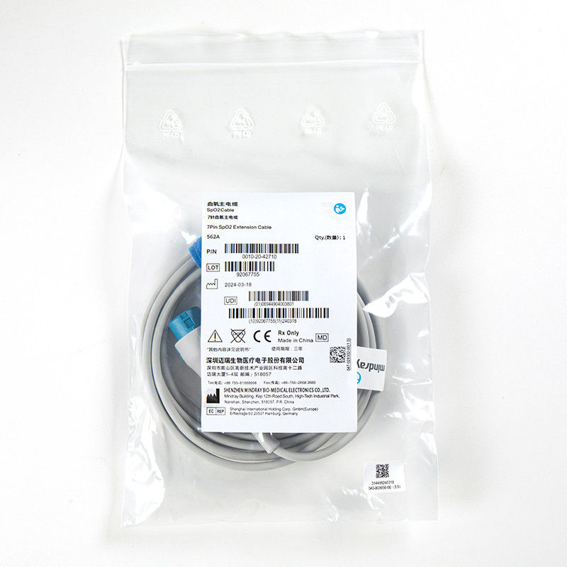 کابل آداپتور اصلی Mindray 562A Spo2 0010-20-42710 برای سری Mindray T5/T8, IPM,IMEC, UMEC