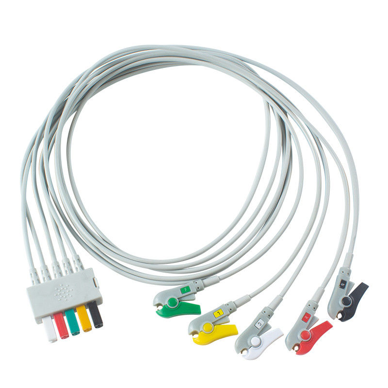Mindray Datascope ECG Leadwires 0012-00-1514-03 5 گیره گیره سرب سیم سرب ECG