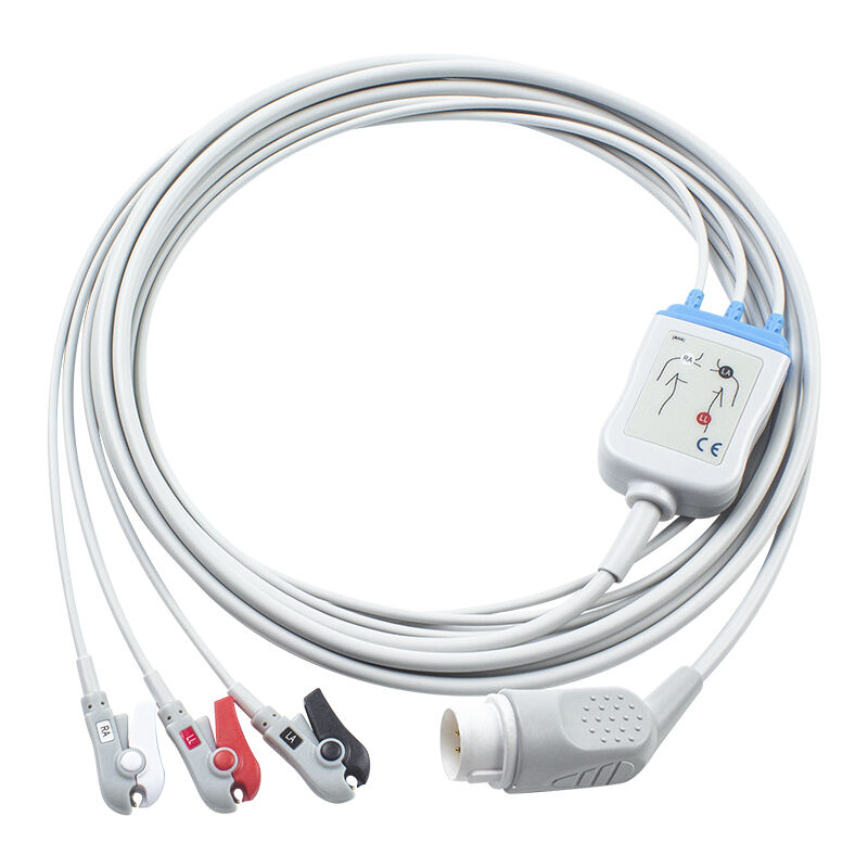 Mennen 900 1110 افق 2000 5200 افق 9000XL MR1200 1270 1280 1300 1380 1100 2100 2200 ECG EKG کابل و سیم های سرب 10Pin