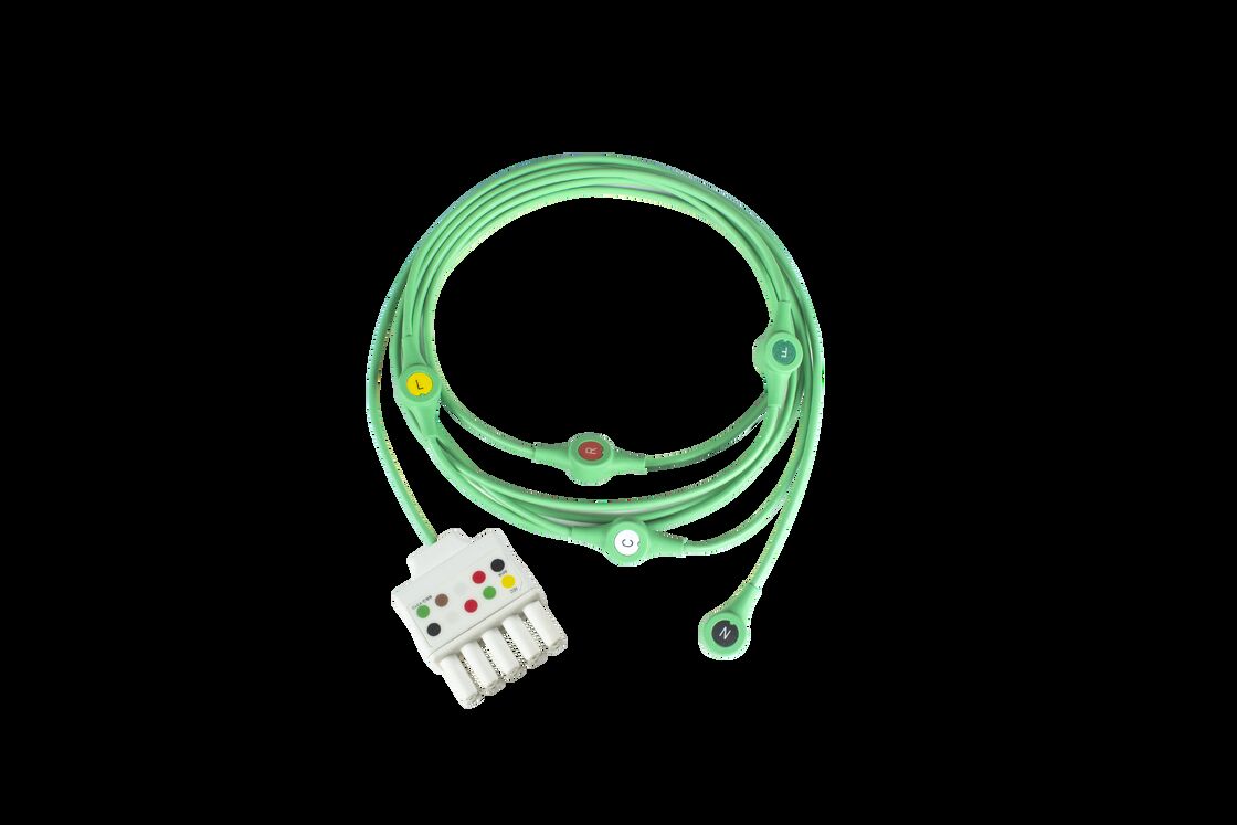 سیمن درایگر مونوپیل MS16160 MS16161 EKG EKG بیمار کابل و سیم های سرب 3 سیم سرب دو 5Pin