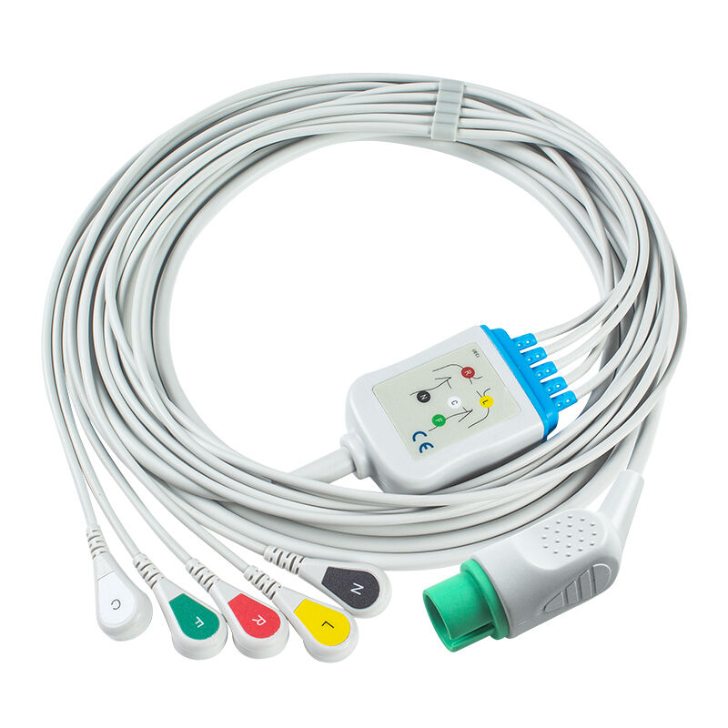 کابل ECG 17 پین Petas KMA900 و سیم های سرب