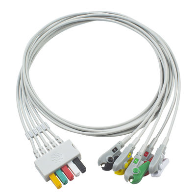 زیمنس/دراگر 5956359 MP03414 ECG Leadwire 5Lead ECG کابل جداشونده