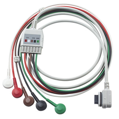 کابل ECG 5Lead Holter GE Seer ECG 2008594-001 کابل سازگار با GE SEER LIGHTR