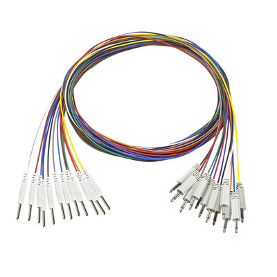 3.0 Mono Plug-2.0mm Pin EEG Cable الکترود EEG کابل EEG کاپ