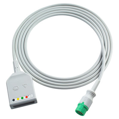Biolight 12pin ECG Trunk Adapter کابل ECG کابل M7000 M8000A M8500 M9500 کابل های تمدید ECG