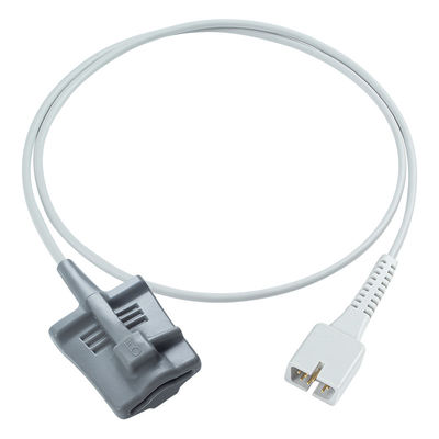 سنسور SpO2 بزرگسالی کوتاه خاکستری نوک نرم 1M برای Contec CMS60C/CW/D/DW CMS60 PM50 PM60D
